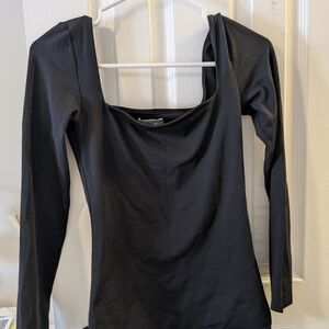 Aritzia Black Long Sleeve Top